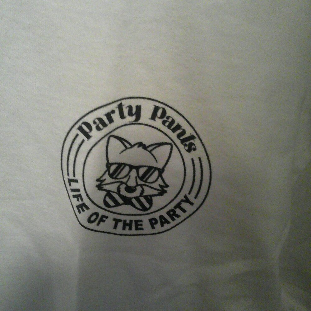 Large Mens Party Pants Chug Life T-Shirt-Has The Tag-New With Tag